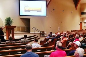 Instructor-led church safety training focused on preparedness, communication, and response.