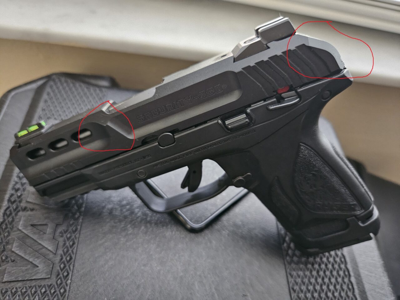 Ruger Security 380 slide